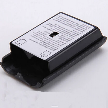 Black Battery Pack Cover Shell Shield Case Kit for Xbox 360 Wireless Controller