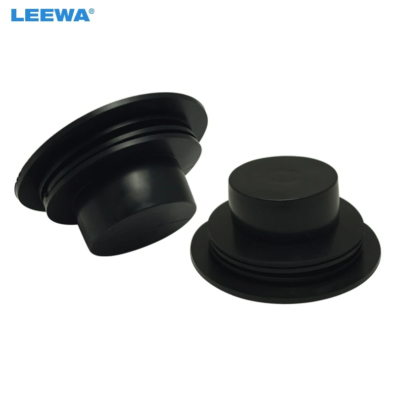 LEEWA 30PCS Universal Car HID LED Headlight Kit Dustproof Cover Rubber Waterproof Sealing Cap Headlamp Covers #CA5576