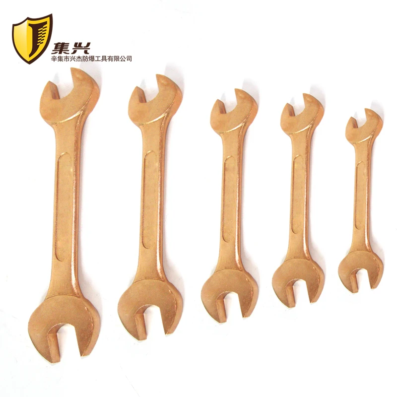 

24*27mm-70*75mm Double Open End Spanner,Non sparking Hand Tools, Beryllium Copper Alloy Fork Wrench Safety tools