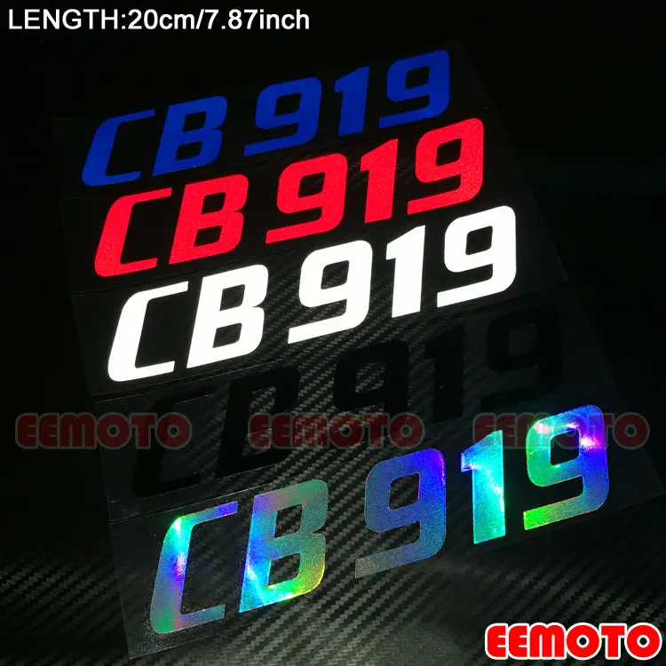 Motorcycle helmet Shell Tank Pad Motorbike Fairing Reflective Decals Stickers for HONDA CB919 CB1100 CB1300 CB 919 1100 1300