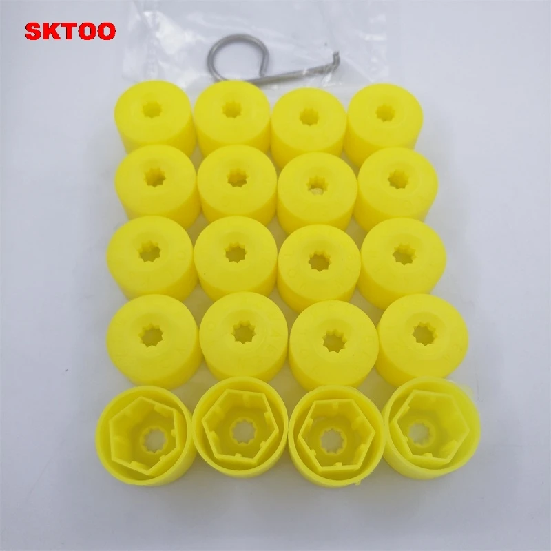 20pcs Car Wheel Bolt Caps Tyre Screws Cover For Volkswagen VW POLO Tiguan Passat B5 B6 B7 Golf 4 5 6 7 MK6 Jetta MK5 Bora Touran