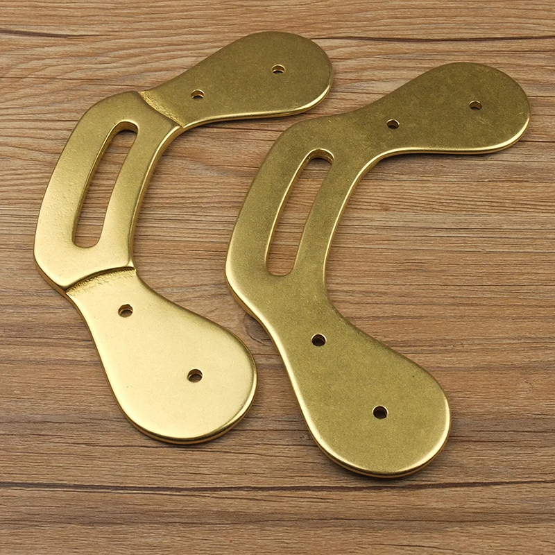 DIY Leathercraft Saddle Hardware Solid Brass Rigging Plate Used For Saddle 19mm 25mm 55mm Saddle Buckle