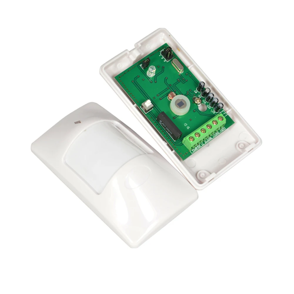 1 Pcs Home Security Wandmodel Infrarood Detector Pir Motion Sensor Omvatten Houder Relais Signaal Normaal Close 110 Graden