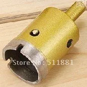 30mm Luxury Diamond Core Drill Bits FREE shipping | 1.2'' marble Ceramic tile brick wall core bits| Golden color, very nice