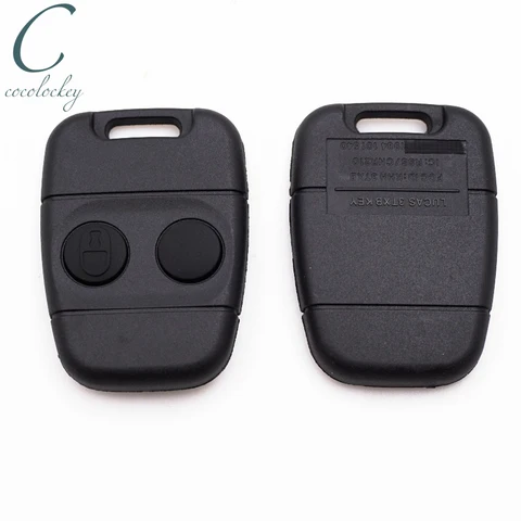 Чехол для ключей Cocolockey с дистанционным управлением, подходит для MG Land Rover Defender Freelander, Автомобильный ключ, пустой чехол, 2 кнопки, замена