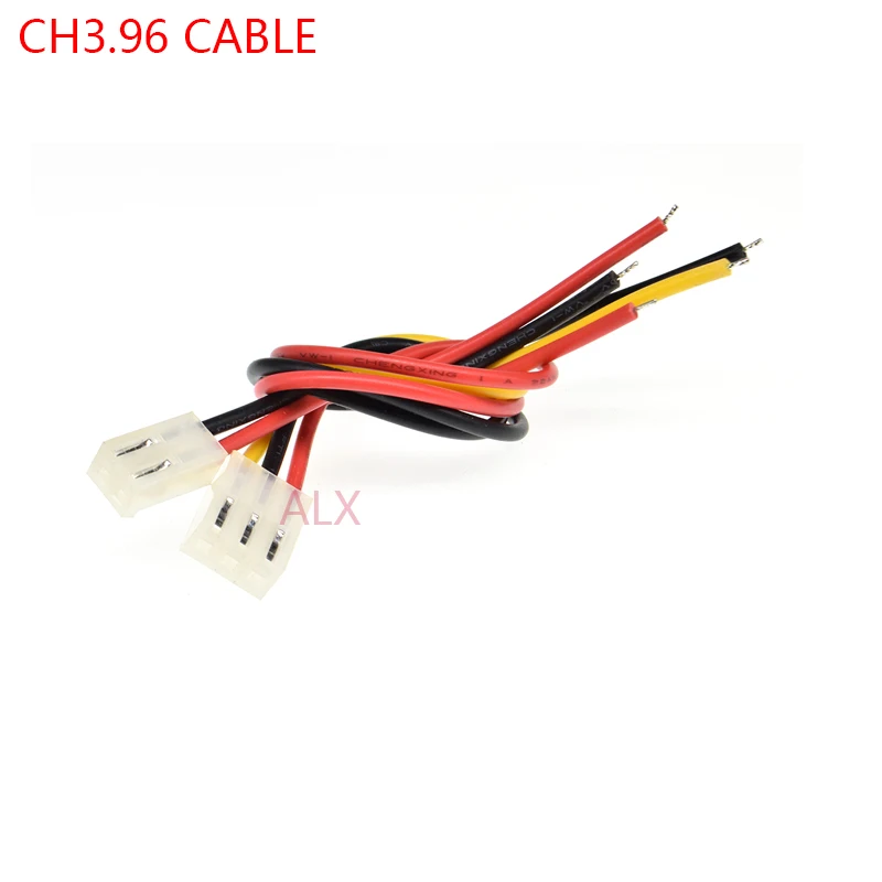 5PCS 20CM CH3.96 22AWG 2/3/4/5/6/7/8/9/10 PIN connector plug with cable wire 3.96MM PITCH 2P/3P/4P/5P/6P/7P/8P/9P/10P