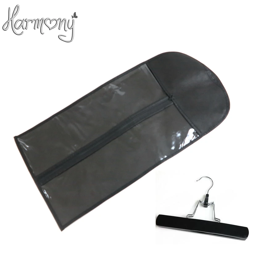 

1 set Black Hair Extension Carrier Storage - Suit Case Bag and Hanger, Wig Stands, Hair Extensions Hanger, Hair Extensions Bag