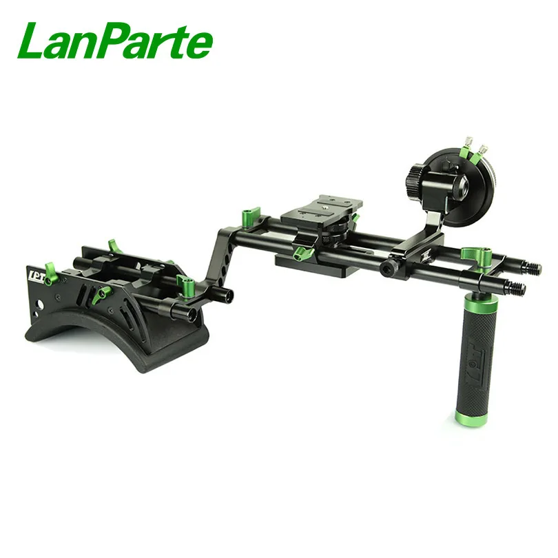 

Lanparte Single Handle Rig for DSLR Camera with Shoulder Support and Follow Focus