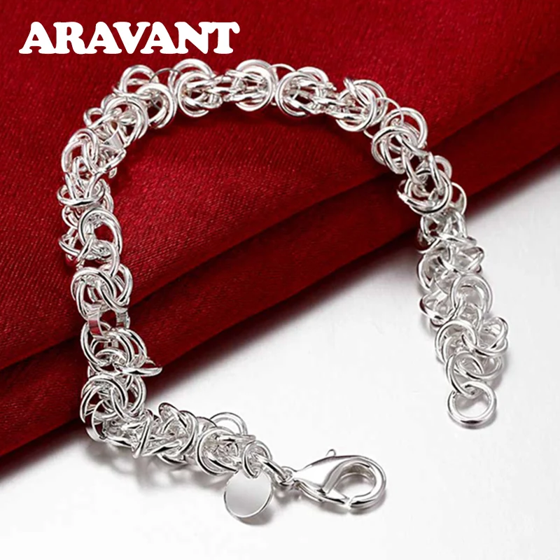 Aravant 925 Silver Bracelet For Women Charm Jewelry