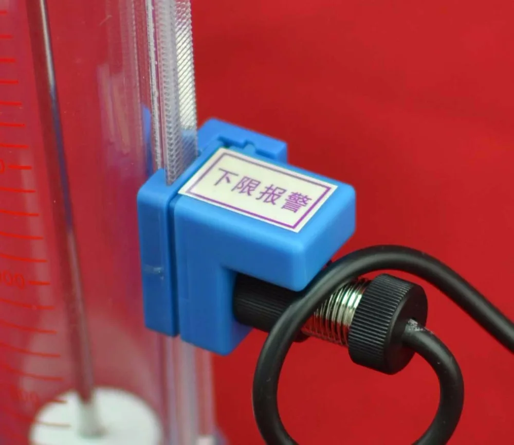 LZS-25A Pipeline plastic tube water rotameter with flow alarm swith lower limit(default) or upper limit