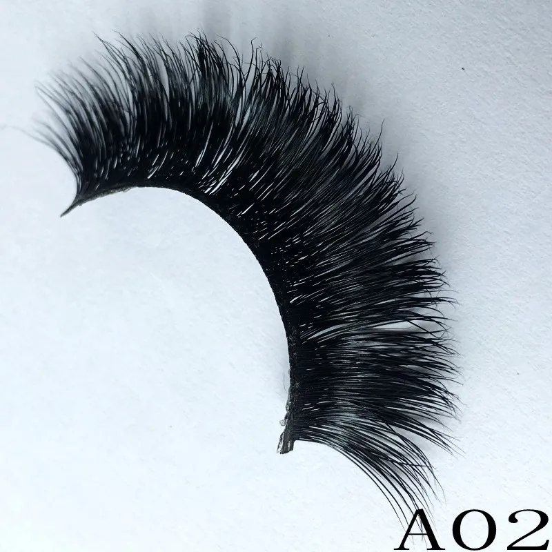 IN USA 50pairs 3D Mink Eyelashes Real Cruelty free dramatic false Lashes fluffy Strip Thick Lash faux cils makeup