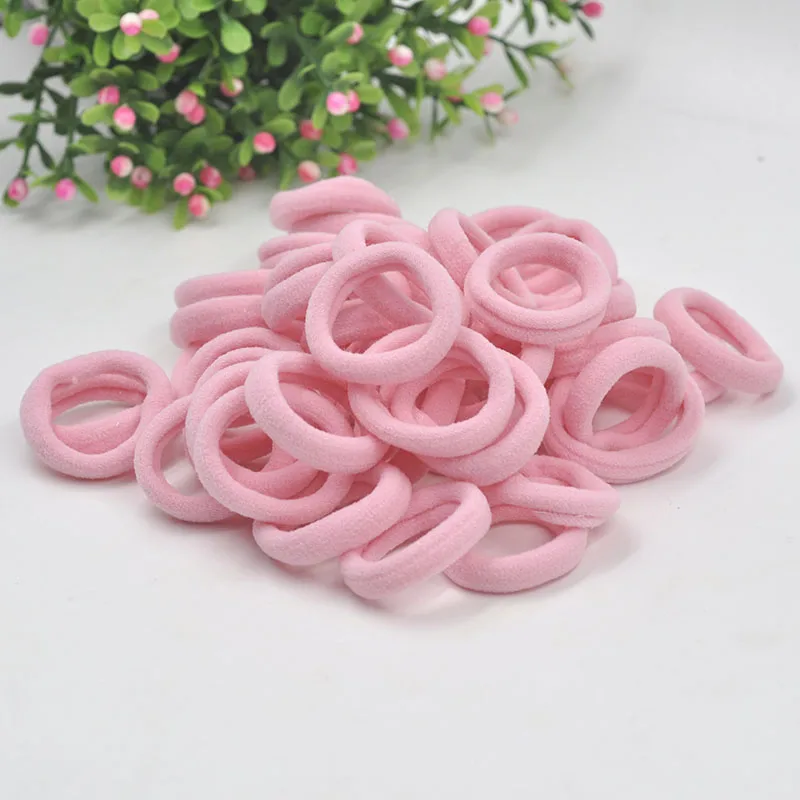 Aikelina 50pcs/lot 3cm Hair Rubber Bands Accessories small Size Wholesale 2017 New Fashion Candy Colors Hair Elastics For girl