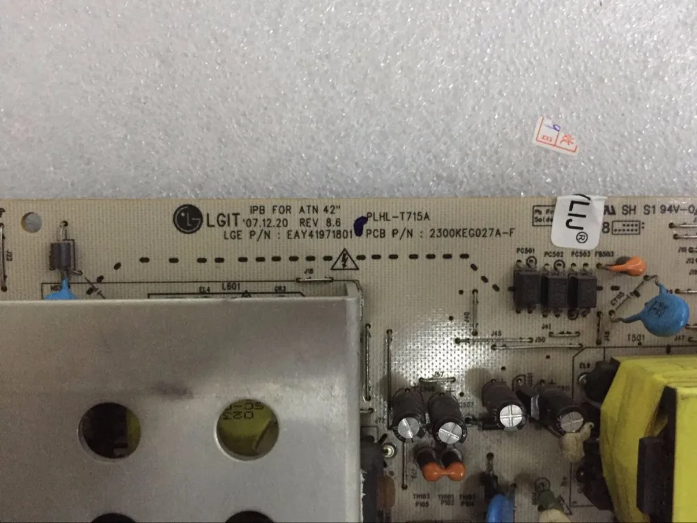 لوحة امدادات الطاقة ل SZYLIJ ، شحن مجاني ، 42LG60FR-TA ، PLHL-T715A ، EAY41971801 ، 2300KEG027A-F