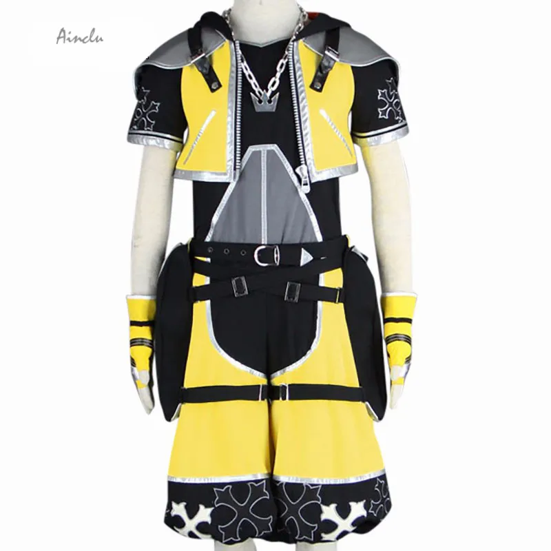 Ainclu Free Shipping Anime Adult Halloween Costume Kingdom Hearts Sora Cosplay Costumes For Men Anime Carnival Costume Full Set