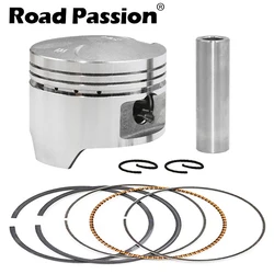 Motorcycle 64mm STD +25 +50 Piston Ring Kit For Honda Steed SHADOW/BROS 400 VLS400 VLX400 VRX400 NV400 NC25E NC26 NC34 NC25 E