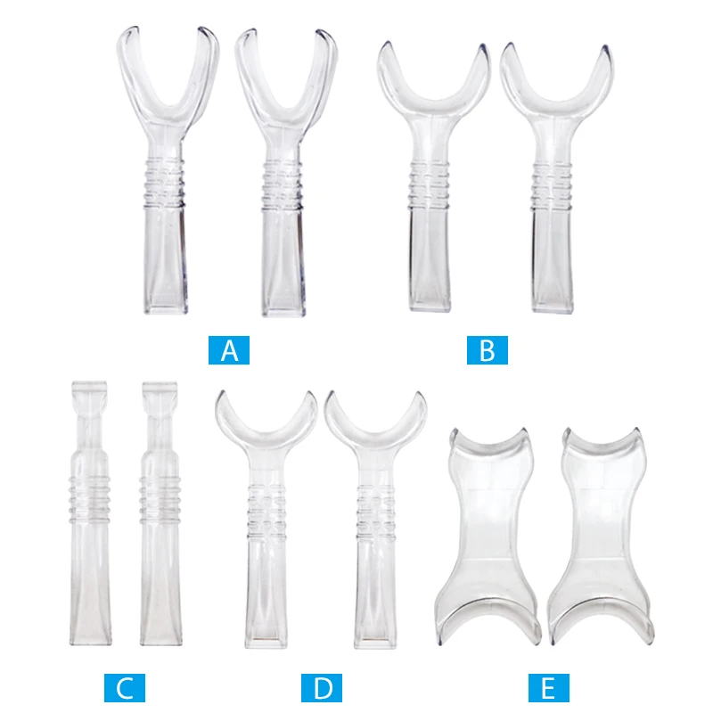 1pair Autoclavable Dental Transparent Orthodontic Lip Cheek Retractor Mouth Opener 5 Types for selection