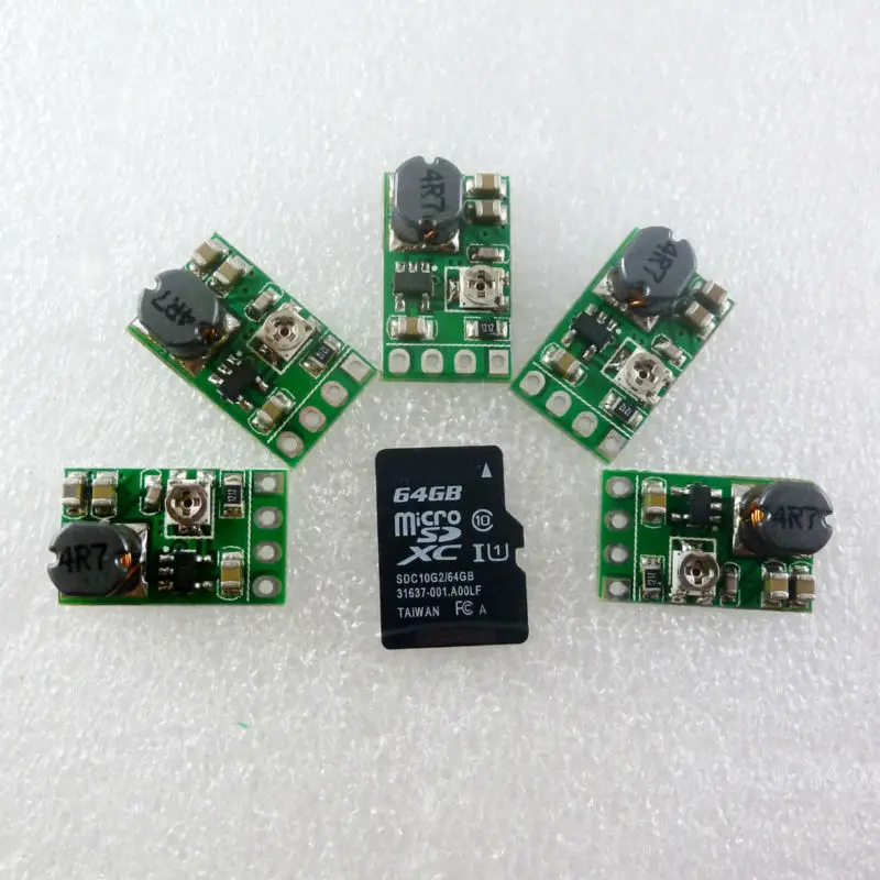 

DD05AJSB*5 5pcs Input 2.5-5.5V Output 0.6-5V Adjustable DC DC Converter Buck Module Synchronous Step-Down Regulator