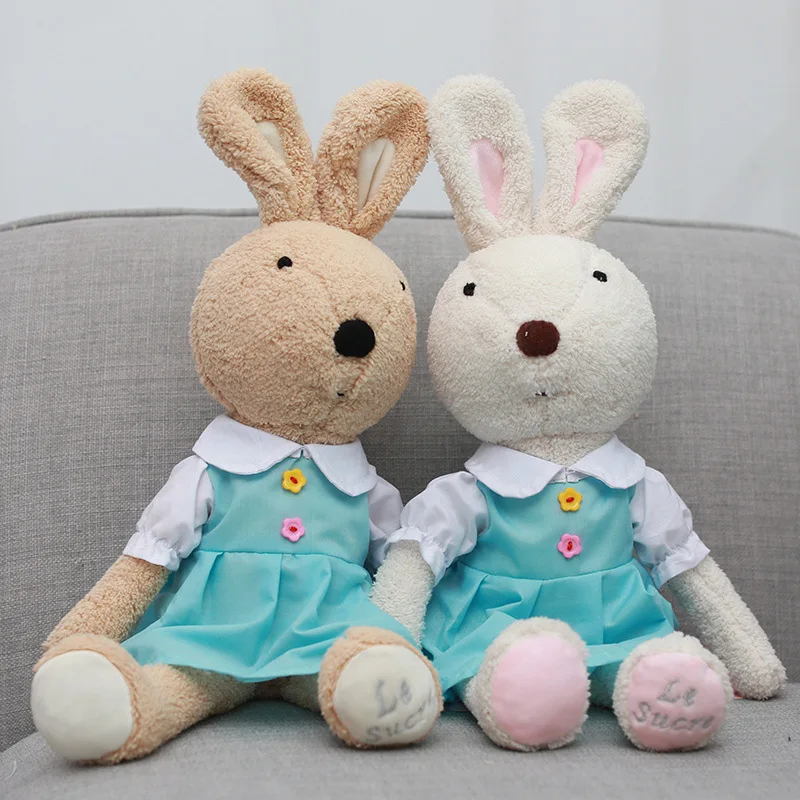 1pc Lovely Le Sucre Rabbit Plush Doll Soft Bunny Rabbits Stuffed Animals Plush Baby Toys for Children Girls Valentine\'s Gifts