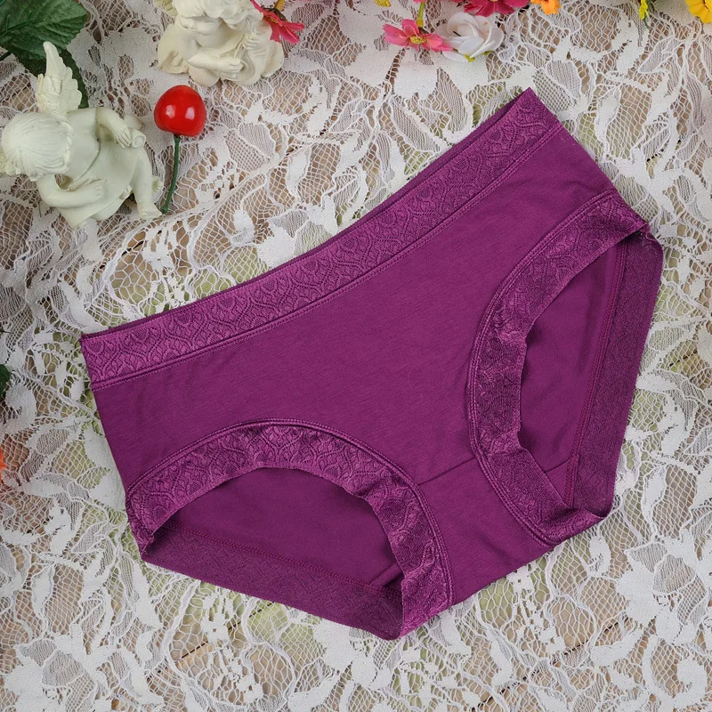 

Sexy Panties Sexy Women's Bamboo Fiber Underwears Women's Briefs Ladies Panties Breathable Underpants Girls Knickers for Female