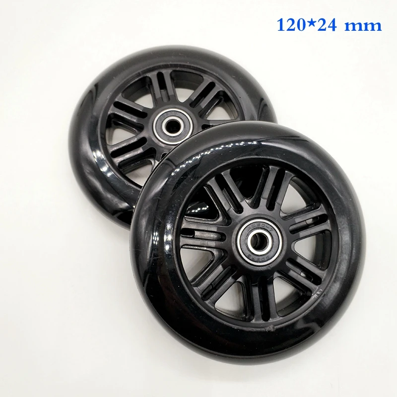 free shipping scooter wheel diameter 120mm 2 pieces / lot including bearing