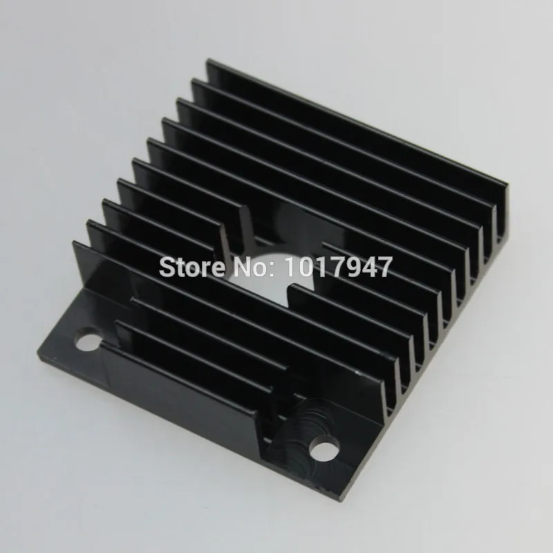 100 Pieces lot  3D Printer Aluminum Heatsink MK7/MK8 Extruder Heatsink Makerbot Fitting 40x40x11mm