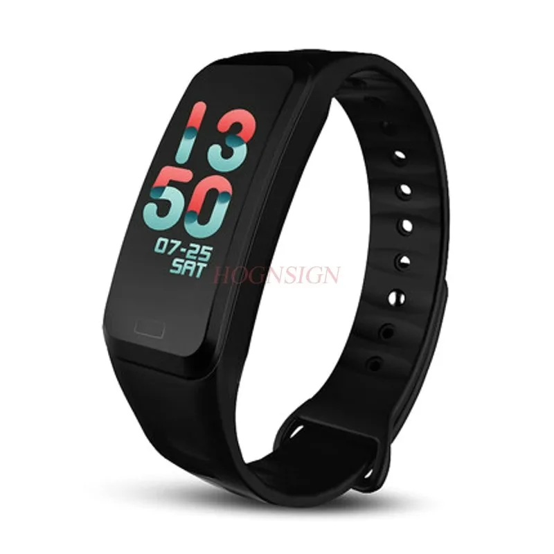 Color screen smart bracelet waterproof sports pedometer men and women health multi-function watch heart rate blood pressure