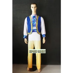 Trajes nacionales rusos para hombre o niño, Tops de baile folclórico, chaquetas y pantalones para amantes, hechos a medida de alta calidad
