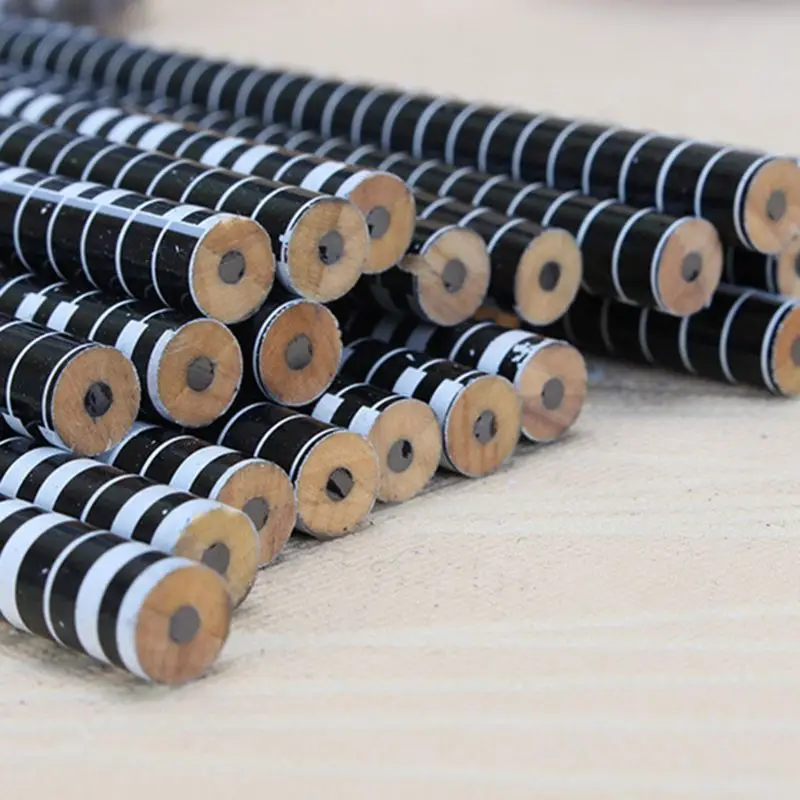 36 sztuk nuta ołówek 2B standardowe okrągłe ołówki notatki fortepianowe pisanie narzędzie do rysowania piśmienne uczeń prezent