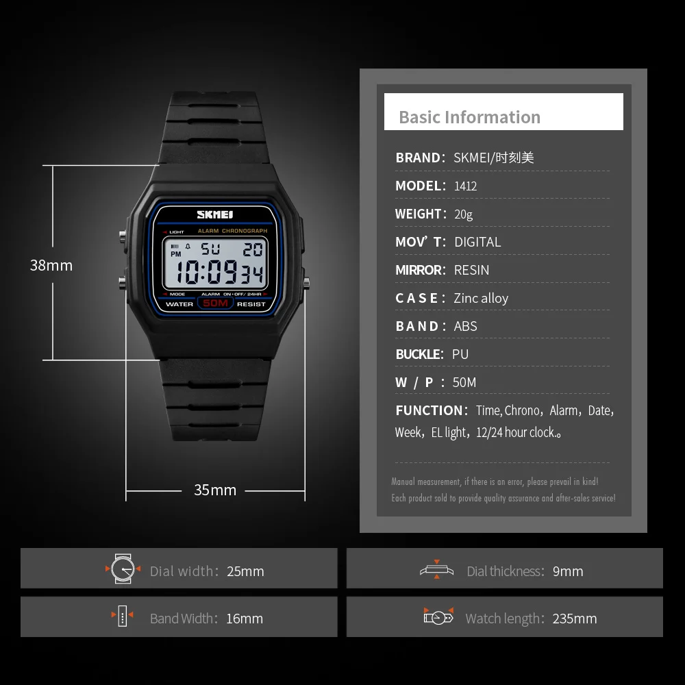 Luxury Brand SKMEI Sports Watches For Womens Mens Electronic LED Digital Watch Women 50M Waterproof Chrono Alarm Clock Men Women