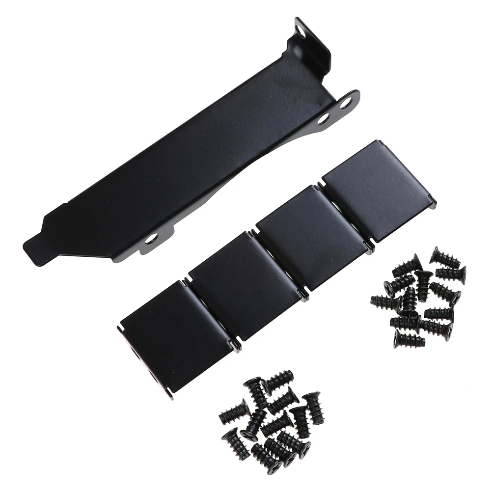 1 Set Dual Fan Mount Rack Pci Slot Bracket Voor Video Card 8Cm/9Cm Fan 3 Fans mount Rack Pci Slot Bracket Fan Connectors