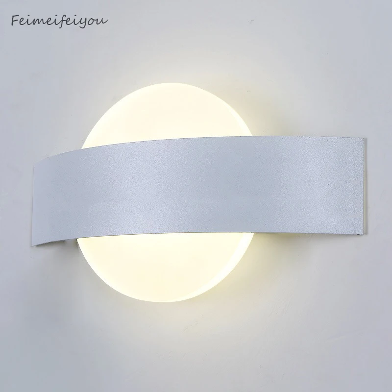 LED Wall Lamps Modern Simple Indoor Living Room Background Wall Lights Dining-room Corridor Aluminum Material Lighting fixtures