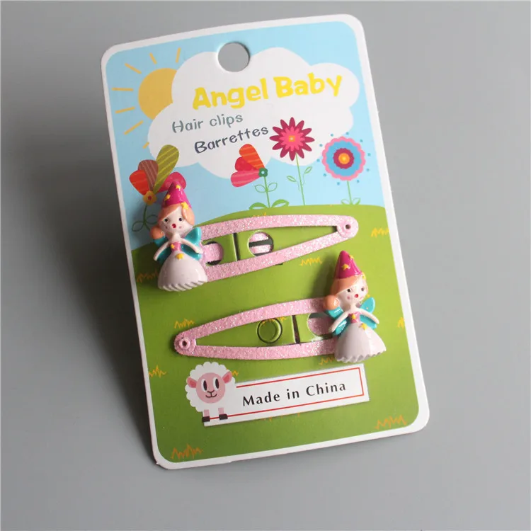 2PCS New Cute  Cat Princess BB Clips Girls Hair Accessories Kids Hairpins Children Headwear Baby Clips Headdress