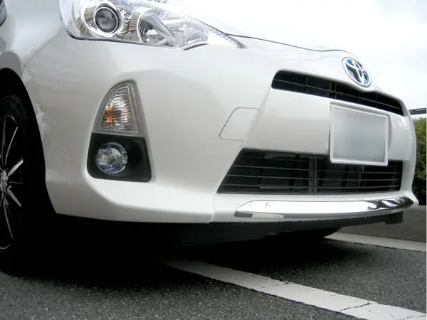 JY SUS304 Stainless Steel Front Bumper Lip Trim Car Styling Cover Accessories for Toyota Prius C Aqua NHP10 2011-2014