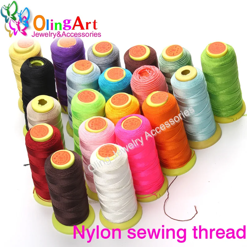 OlingArt 0.3MM 700m Mixed multicolor options Nylon Thread line/wire/rope women choker earrings Bracelet necklace jewelry making