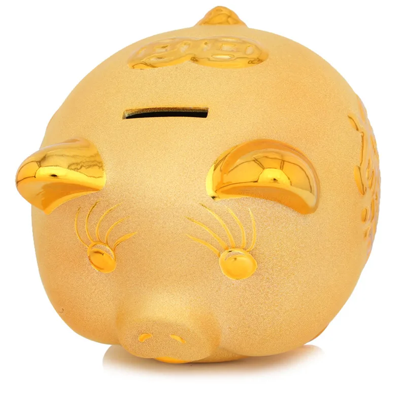 Household items and lovely lucky the pig can save money and good luck piggy bank birthday present home decoration accessories