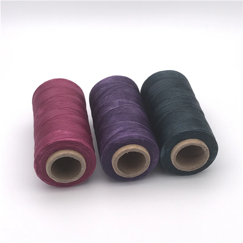 Colourful Durable 260 Meters 1mm 150D Leather Waxed Thread Cord for DIY Handicraft Tool Hand Stitching Environmental Thread Gift