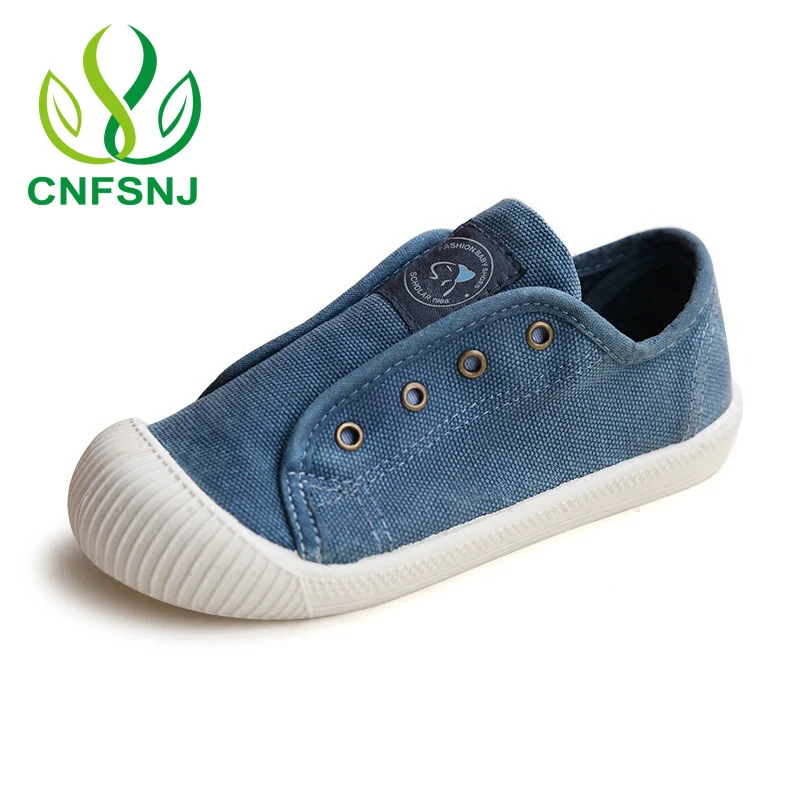 CNFSNJ Canvas Children Shoes Boys Sneakers Brand Kids Shoes for Girls Baby Jeans Denim Flat shoes Classic child canvas shoes