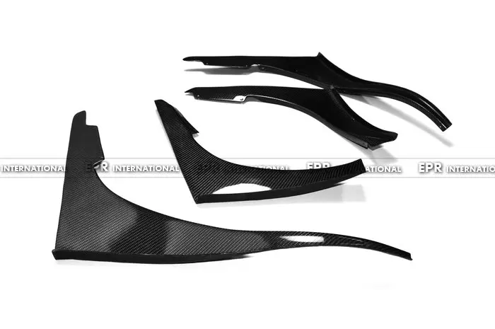 Car-styling For Nissan Skyline R32 GTR TBO Carbon Fiber Front Bumper Canard (Fit on standard GTR front bumper only)