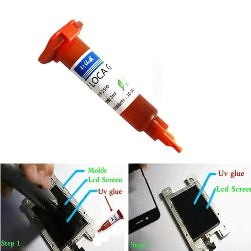 5ML TP-2500 UV Glue LOCA Liquid Optical Clear Adhesive for Phone LCD Screen Repair Tool