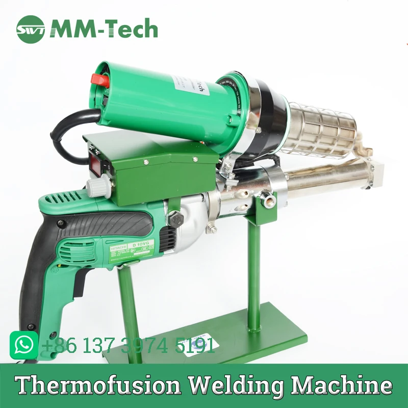 Plastic extrusion welding gun HDPE pipe hand welding extruder plastic welder manual extruder machine for PP rods