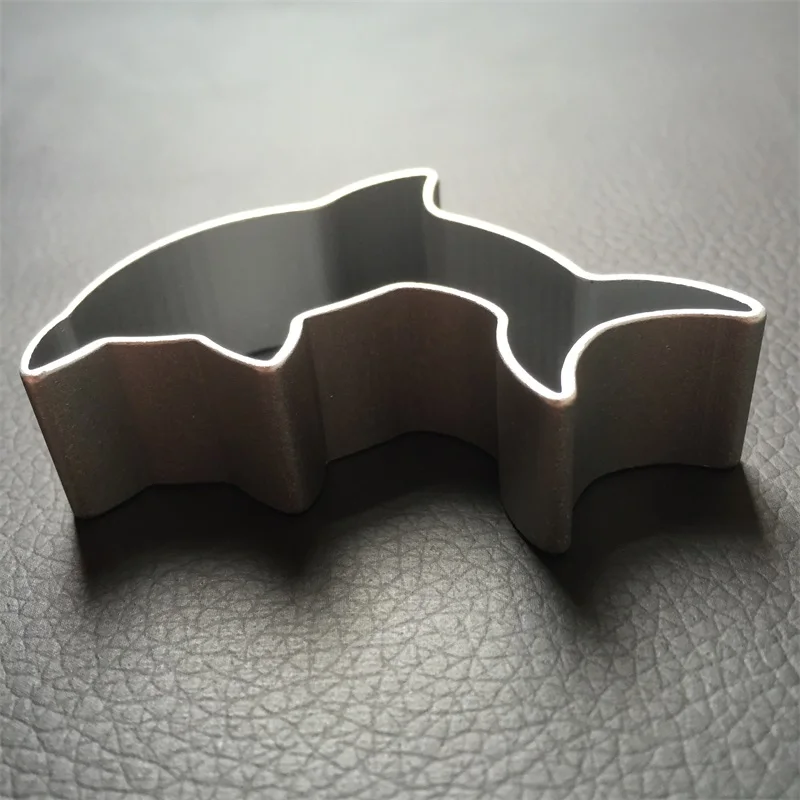 1pc dolphin shape aluminium alloy cookie cutter cake mold metal cutter cookie