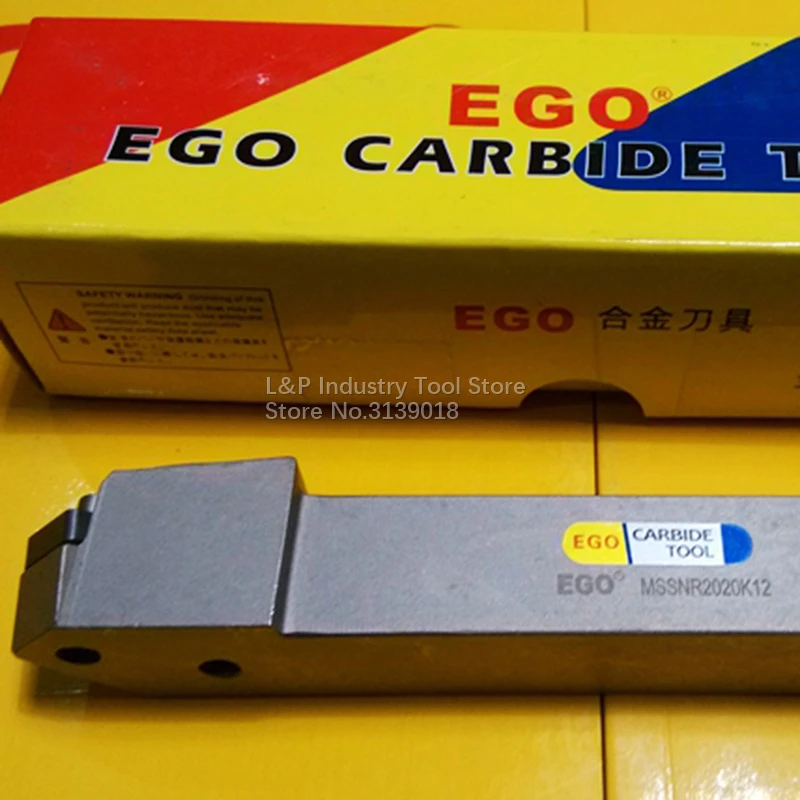 New EGO CNC Metal Lathe Accessories Anti-vibration 45° MSSNR2020K12 MSSNR2525M12 MSSNR3232P12 Turning Tool Holder High Quality