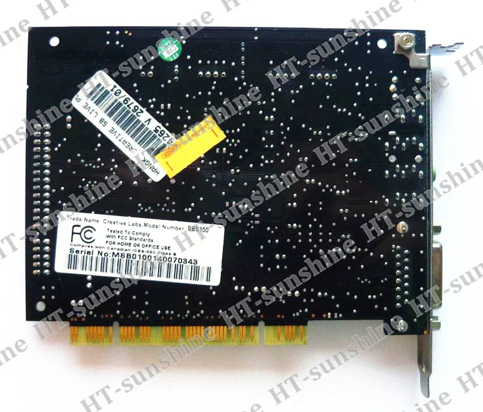 Original Sound Blaster Live! 5.1 SB0100 PCI Sound Card For CREATIVE- Tested working well!