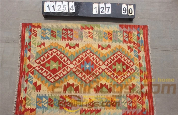 Contracted Kilim Throw Carpets Folk Carpet Runner Carpet Room Floor Decoration Classic Knitting Wool Knitting Carpets