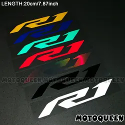 Carenado reflectante para ruedas de motocicleta, almohadilla para tanque de casco, logotipo de decoración, accesorios, pegatinas, calcomanías para YAMAHA YZF-R1 R1 YZF1000