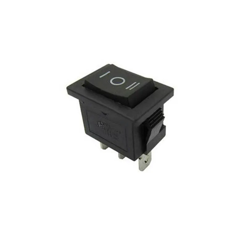 20 Buah 21*15 Mm 6A Saklar Rocker Perahu Rocker Switch 3 Pin 3 Gigi Saklar On-Off aksesoris Listrik