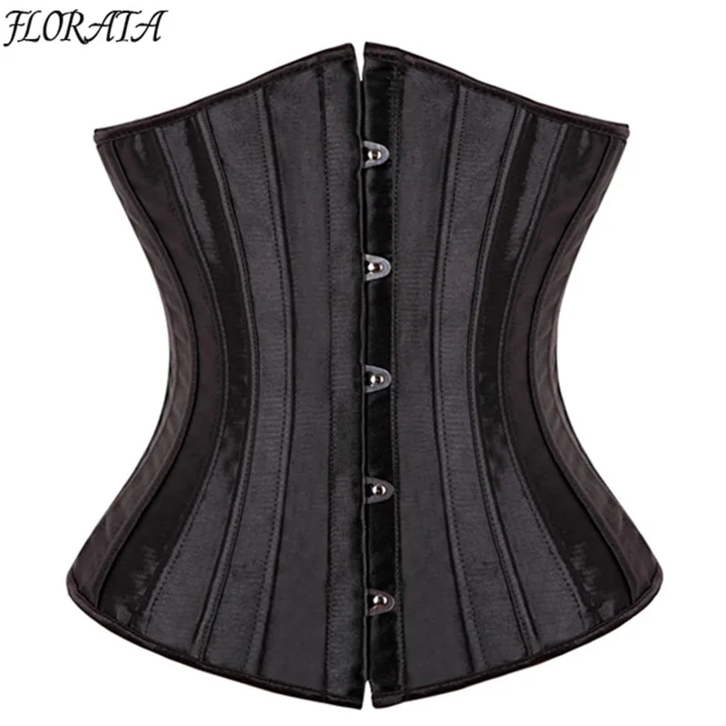 

Spiral Steel Boned Corsets And Bustiers Underbust Floral Corsets Waist Trainer Cincher Body Shaper Slimming