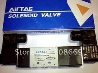 4V120-06 5Ports2Position Double Solenoid Pneumatic Air Valve 1/8