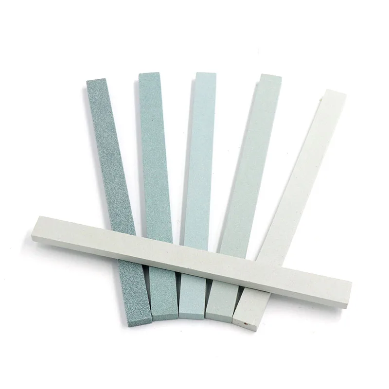 1pc 150x12x6 Knife Sharpener Sharpening Stone 80 to 1200 Grit Green Silicone Carbide Oil Stone Fine Polish Grinding Jade Ceramic