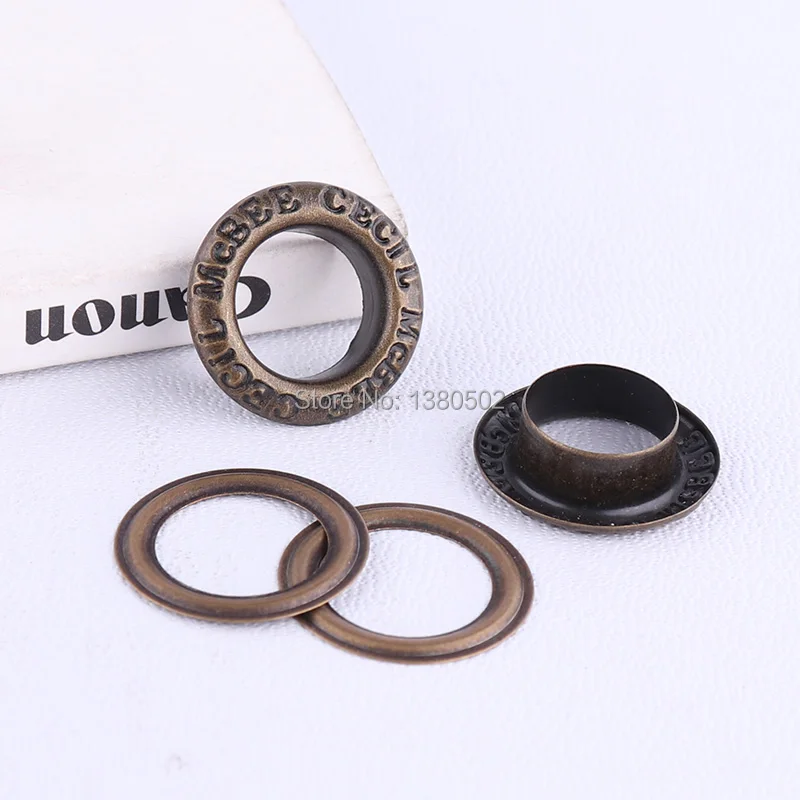 50pcs/lot11*5*5mm  bronze color garment eyelets for jeans  bag